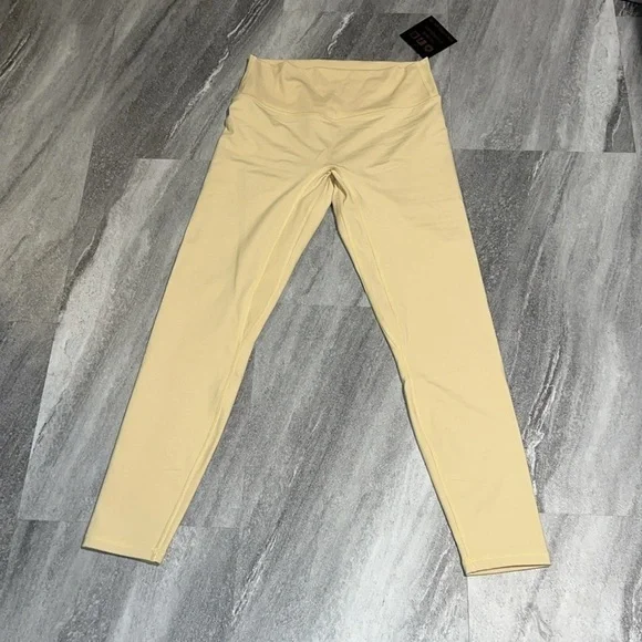 Beautiful pale yellow Til You Collapse Effortless Classic Leggings Large soft - Picture 7 of 12